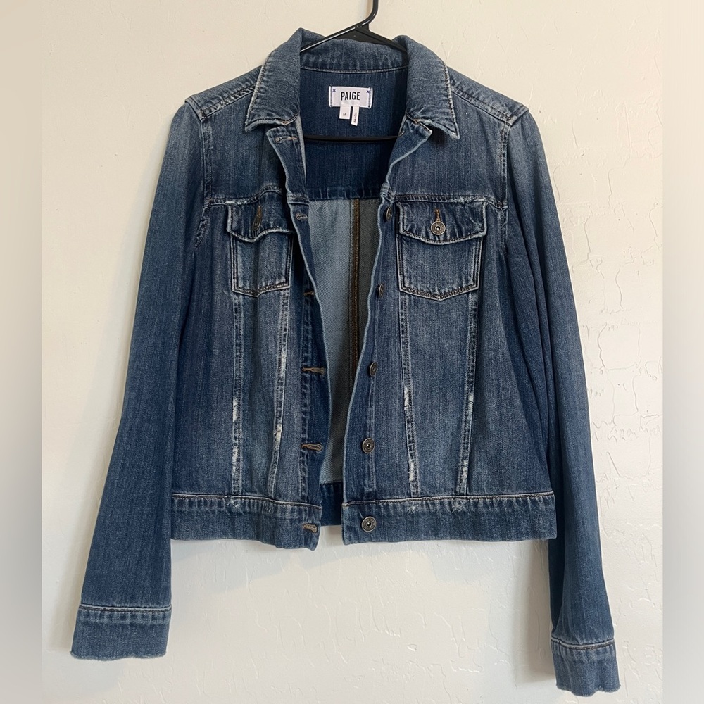 Paige dark denim jacket